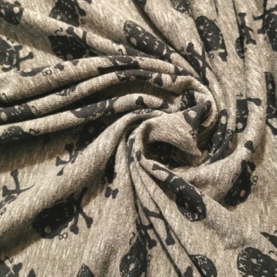 Felpa Americana algodão CINZENTO CAVEIRAS