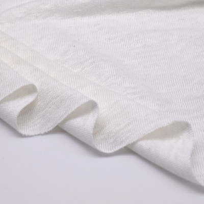 Tissu 100 % lin EGG WHITE