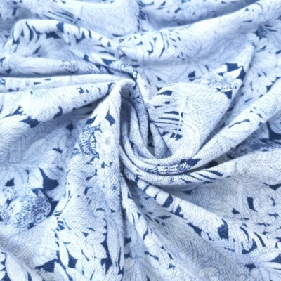 Maille piquée BLEU VÉGÉTAL