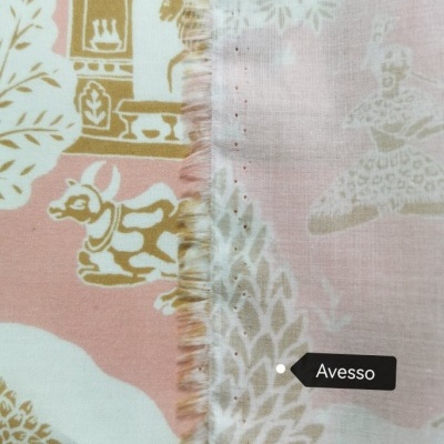 Tissu Voile INDIAN PINK