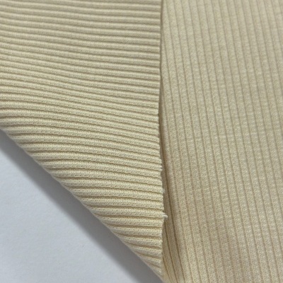 Malha canelada / rib BEGE