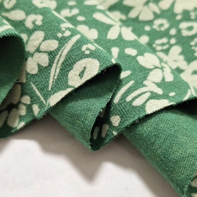 Tejido de punto Jersey Viscose  elastano LEAF