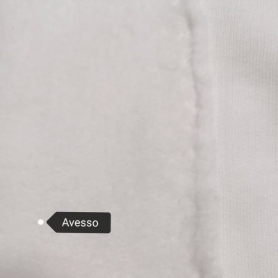 Sudadera americana con cardado SNOW WHITE