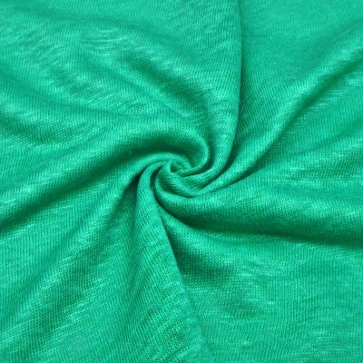Tejido 100 % lino VERDE SPG