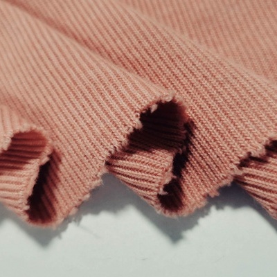 Maille côtelée /rib OLD PINK