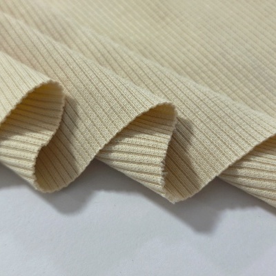 Malha canelada / rib BEGE