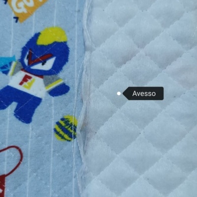 Tejido Acolchado BLUE FENDI