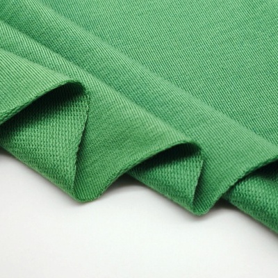 Felpa italiana sin cardar con elastano VERDE