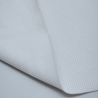 Maille côtelée/rib BLANC