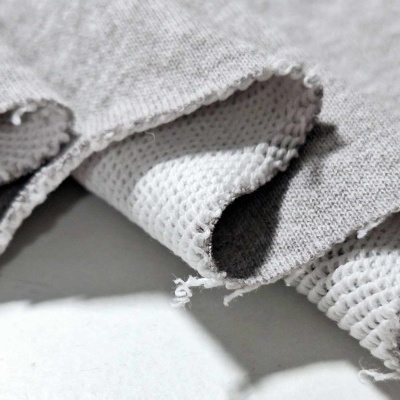 Malha Diagonal s/Carda Alg Org MESCLA CINZA