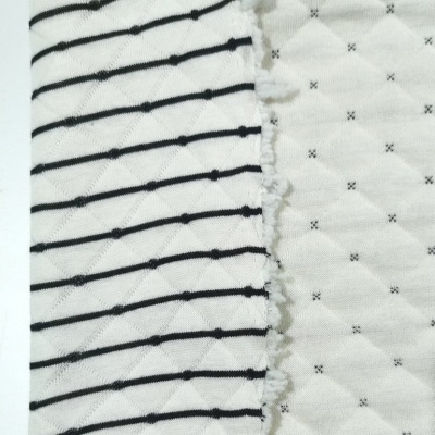 Malha Jersey Jacquard Dulpa Face CRU/MARINHO