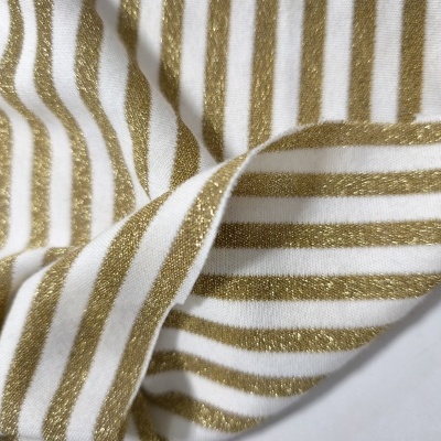 Malha canelada / rib GOLD LINES