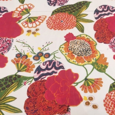 Tissu coton BIG FLOWER