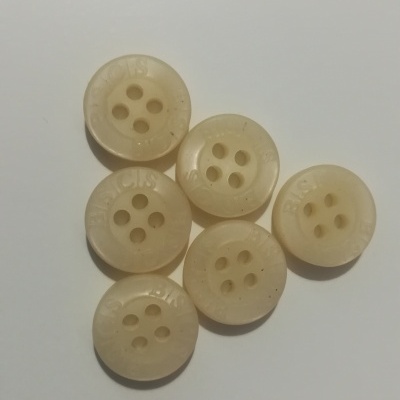 Botão Branco Mate - 12 mm Pack 12