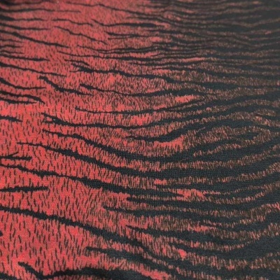 Malla Interlock Punto Roma con elastano BURGUNDY TIGER