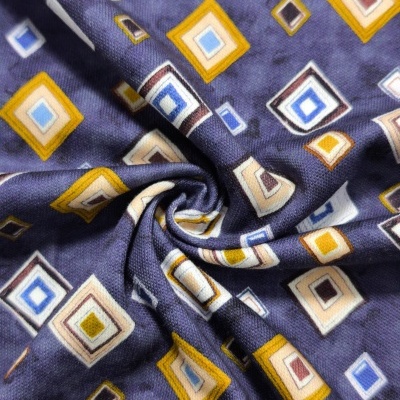 Malha Jersey Interlock algodão POKET MARINHO