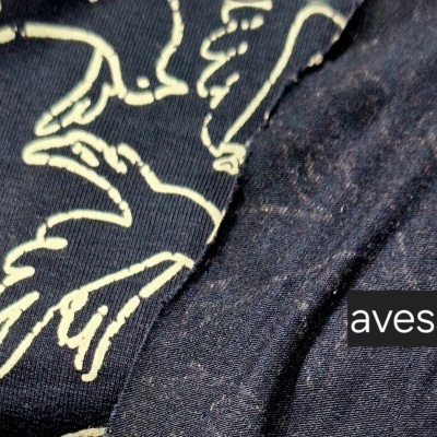 Malha Jersey Viscose c / elastano JUVIA NAVY