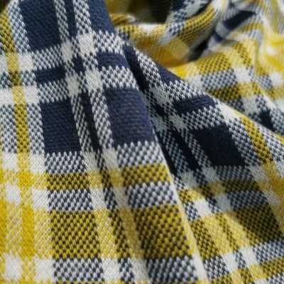 Jacquard a cuadros AMARILLO