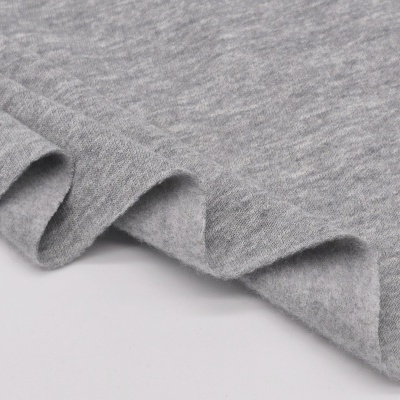 Italian fleece with carding GRAY