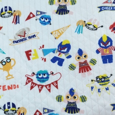 Malha  Algodão Acolchoado GO FENDI