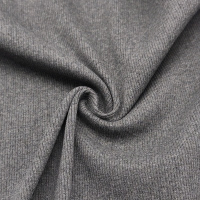 Malha Canelada / Rib CINZENTO ESCURO