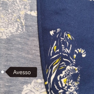 Malha Jersey Algodão TIGER WILD