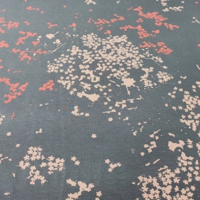 Jersey fabric with elastane MILLE FLEUR