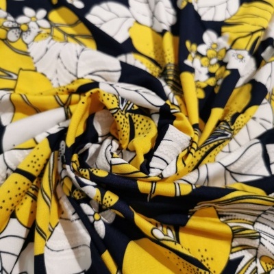 Malha Jersey Poliamida c/ Elastano  NAVY & YELLOW