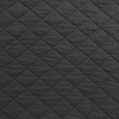 Maille Jacquard Interlock Double Face LOSANGOS NOIR