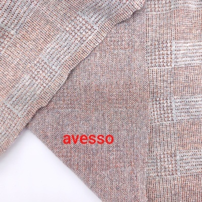 Malha Jacquard Interlock GREY CHECK