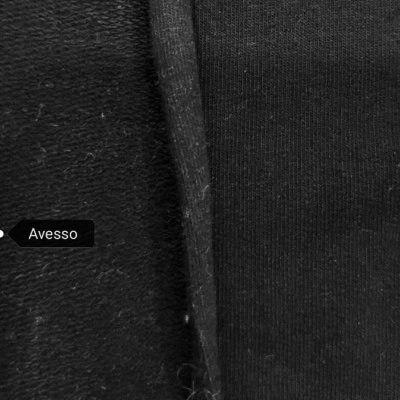 felpa Italiana c / elastano PRETO