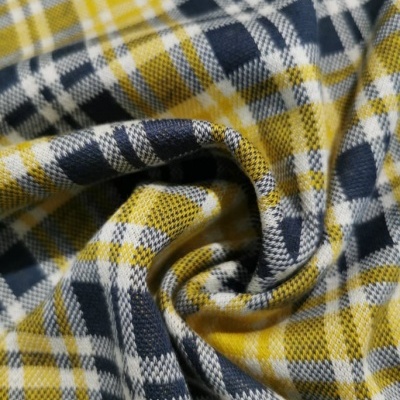 Jacquard a cuadros AMARILLO