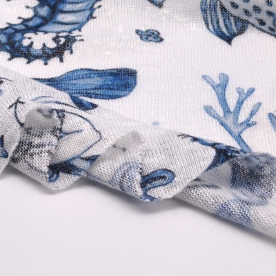 Malha 100% Linho PEIXES