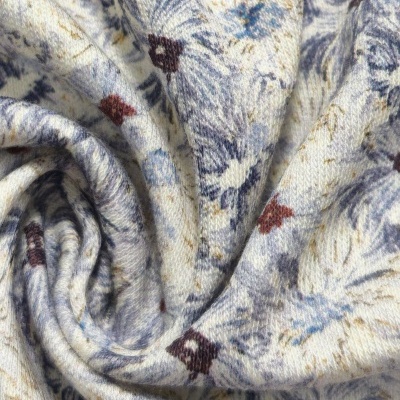 Tissu Jersey Interlock CORNFLOWER