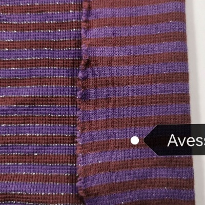 Maille côtelée / Rib SHINE PURPLE
