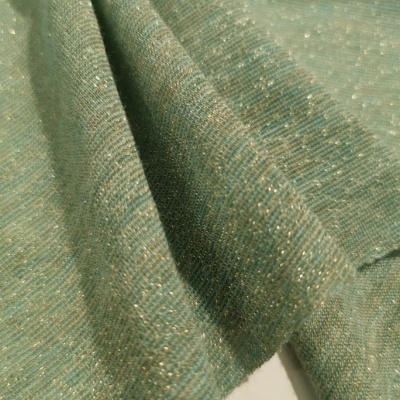 Tejido de punto Jersey Interlock conLurex  SHINE