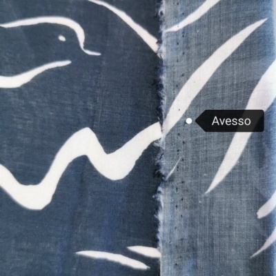 Tecido Voile WHITE BIRD