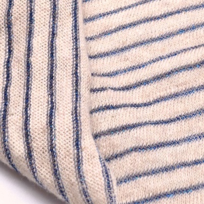 Malha Linho/Alg SMALL STRIP BLUE