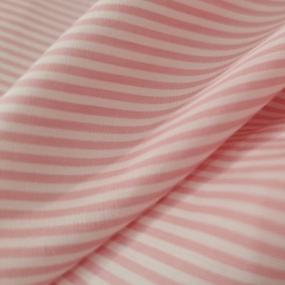 Tejido Popelín RAYAS ROSAS