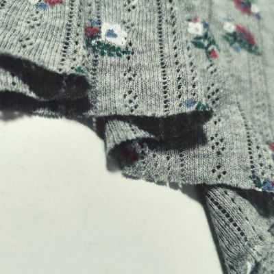 Malla acanalada / Rib FLORZINHA