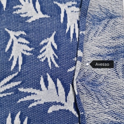 Malha Jacquard Italiana FOLHAS