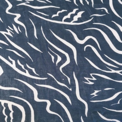 Tecido Voile WHITE BIRD