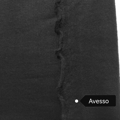 Polo américain Alg/Org avec cardage NOIR