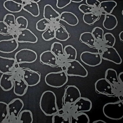 Malha Jersey Algodão c/ Elastano DEEP BLACK