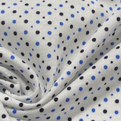 Malha Jersey Algodão BLUE SMALL BOLS PRETO
