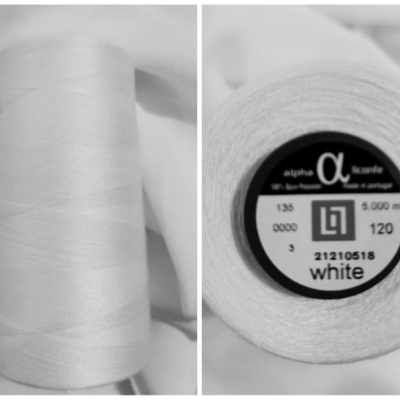 Linha para costura Branco