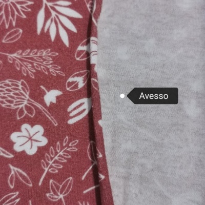 Malha Jersey c/ Elastano JARDIM BRANCO