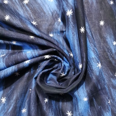 Tecido Algodão BLUE STARS