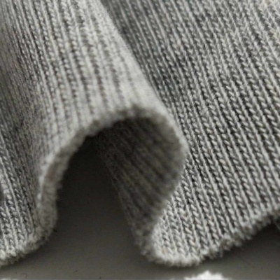 Malha Canelada / Rib CINZA MESCLA