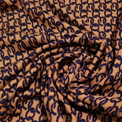 Malha Jacquard c/ Lurex CORRENTE NAVY